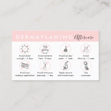 Eftervårdsinstruktioner efter dermaplaning
