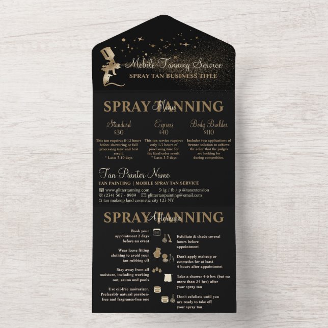 Eftervårdsinstruktioner Spraytan Folder (Inside)