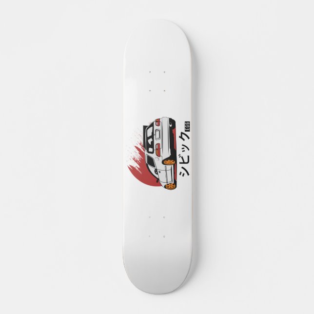 EG6 MINI SKATEBOARD BRÄDA 18,5 CM (Framsida)