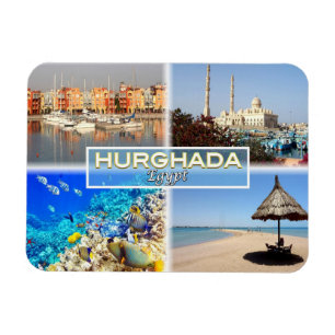 EG-Egypten - Hurghada - rött hav - Magnet
