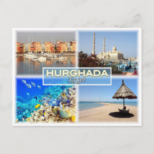 EG-Egypten - Hurghada - rött hav - Vykort