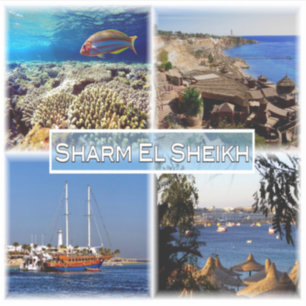 EG-Egypten - Sharm El Sheik - Röda havet - Klistermärken