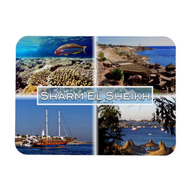 EG-Egypten - Sharm El Sheik - Röda havet - Magnet (Horisontell)