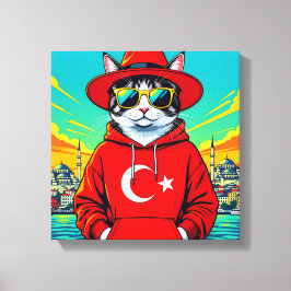 EGEISK KATT-STORSTADSKATT 2 CANVASTRYCK
