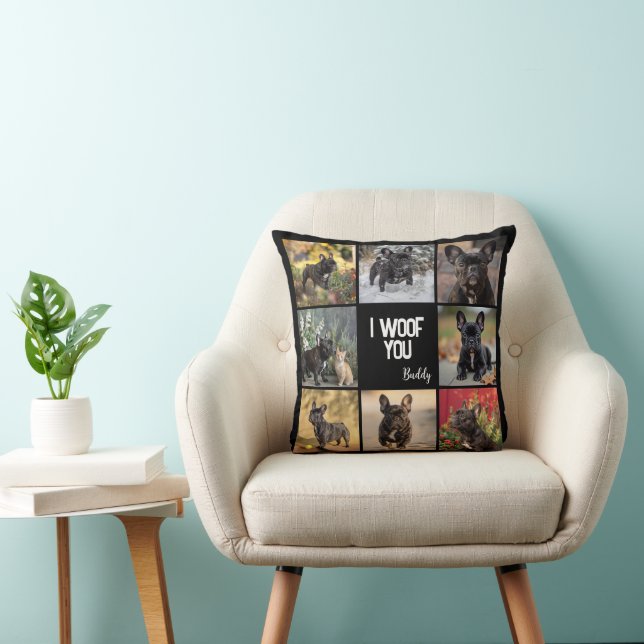 Egen 8 x bilder + text  kudde (Stol)