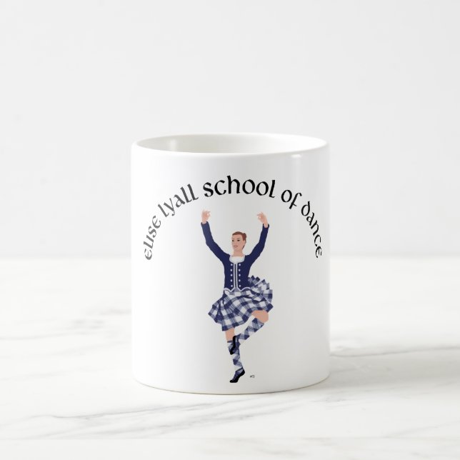 Egen anpassning Elise Lyall Dansskola Kaffemugg (Center)