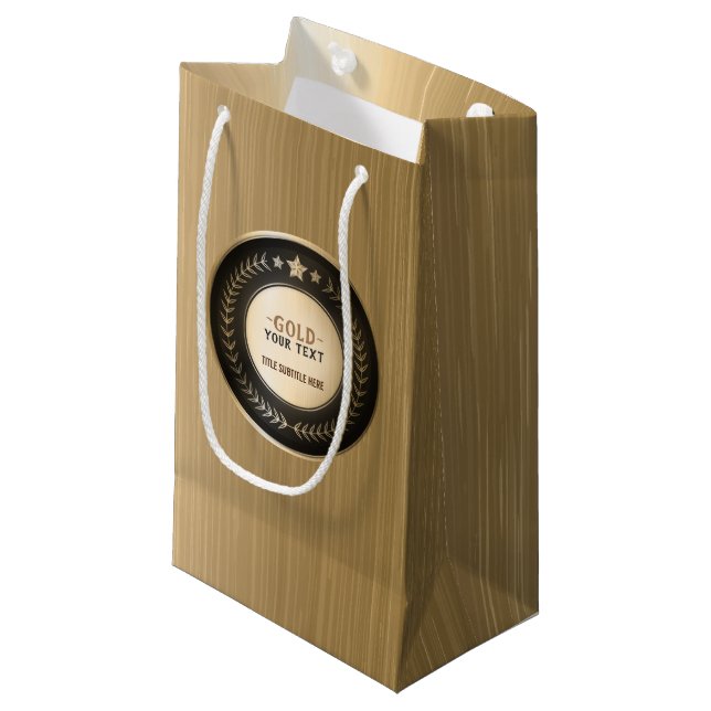 EGEN DESIGN DIY-MEDALJ Guld #1 Mästare REDIGERBAR (Framsidan Vinklad)