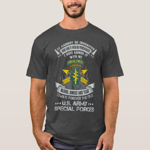 Egen Foreverheitle US Special Forces Veteran Grön T Shirt