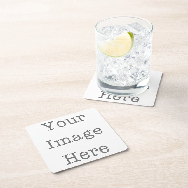 Egen fotostensatt underställ av sandsten – Personl Underlägg Papper Kvadrat (Insitu)