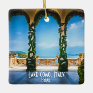 Egen Photo Sjö Como Italien Europe Travel Julgransprydnad Keramik