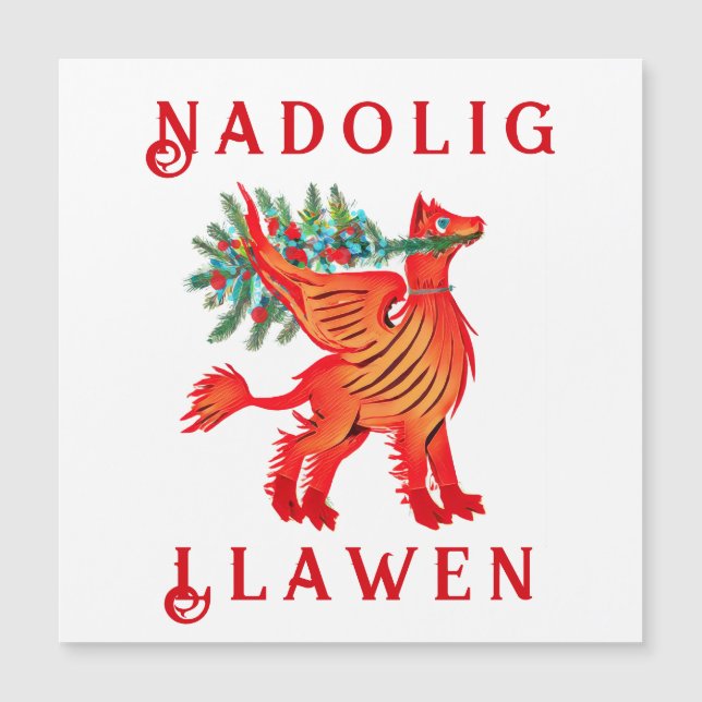 Egen röd drake eller Griffon, lägg till texten (Framsida)