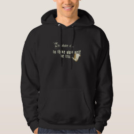 Egen Själv Var Sann - Shakespeare Citat Hoodie (mö