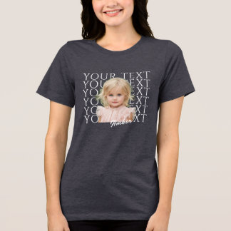 EGEN TEXT EGET FOTO OCH NAMN T SHIRT