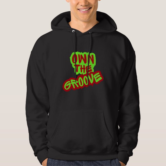 Egen - Trummis - Trummande Hoodie (Framsida)