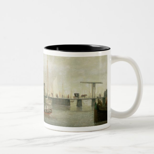 Egenarna hus, Amsterdam Två-Tonad Mugg (Höger)