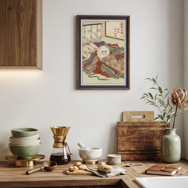 EGENDESIGN Retropojke på gunghäst Konsttryck Poster (Skapare uppladdad)