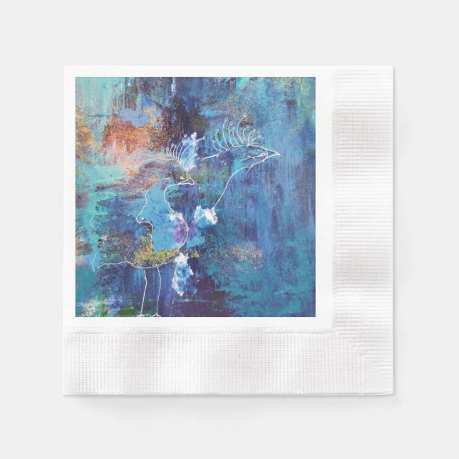 Egendesign servette  pappersservett (Framsidan)