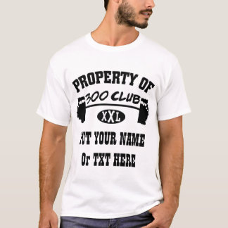 Egendom av 300 man för klubb XXL muskel/tank Tee Shirt