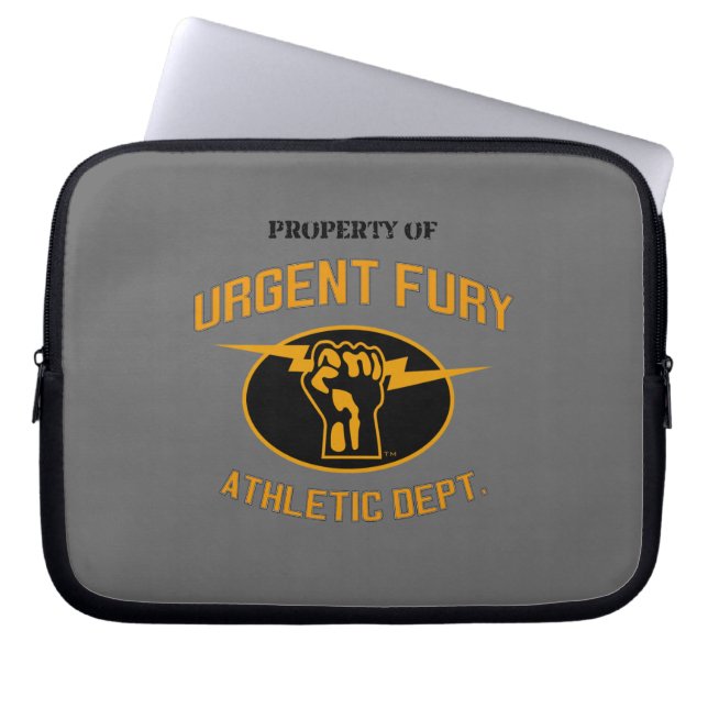 Egendom av akut raserielektronik Sleve Laptop Sleeve (Framsidan)