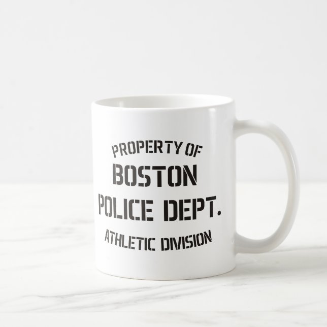 Egendom av Boston polisavdelning Kaffemugg (Höger)