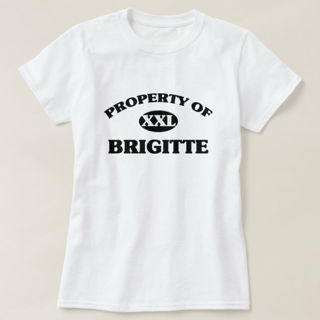 Egendom av BRIGITTE Tröja (Design framsida)