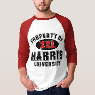 Egendom av den Harris universiteten Tee Shirt