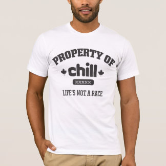 Egendom av den kyliga tshirten tee shirt