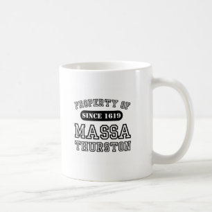 Egendom av den Massa Thurston muggen Kaffemugg