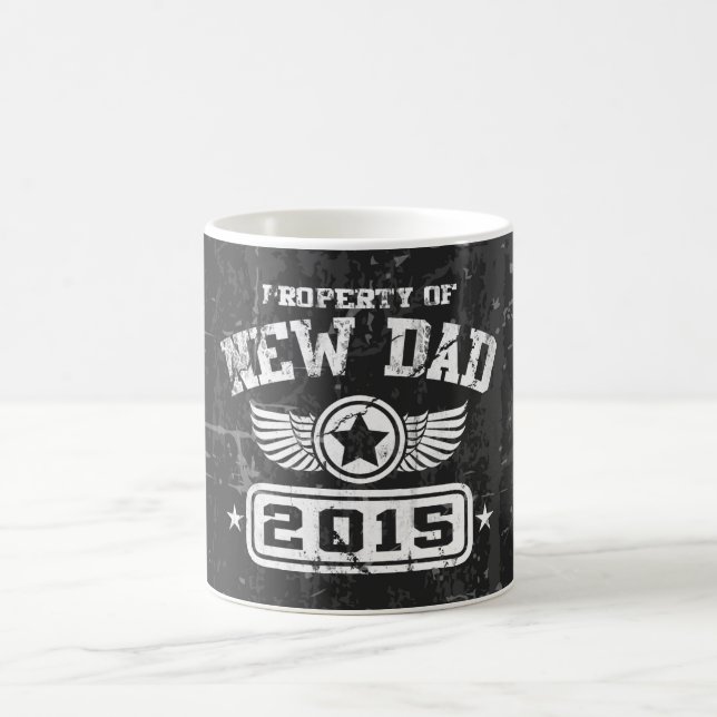 Egendom av den nya pappan 2015 kaffemugg (Center)