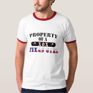 Egendom av den TEXAS flickaskjortan Tee Shirt
