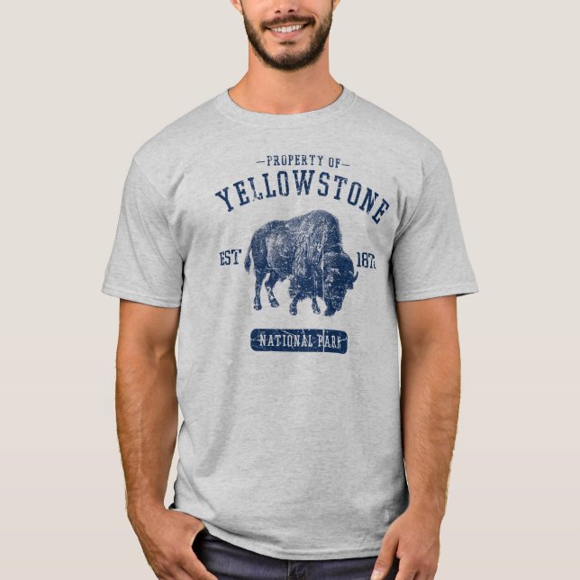 Egendom av den Yellowstone nationalparken Tee Shirt (Framsida)