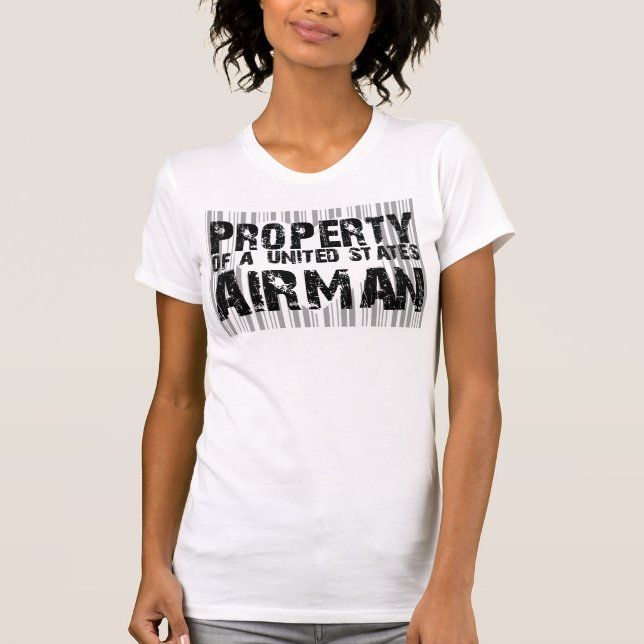 Egendom av en Airman T Shirt (Framsida)