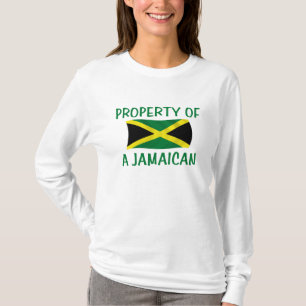 Egendom av en jamaikan tee shirt