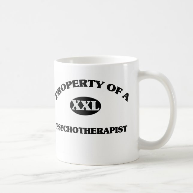 Egendom av en PSYKOTERAPEUT Kaffemugg (Höger)
