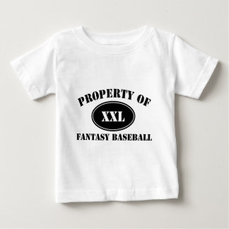 Egendom av fantasibaseball t shirt