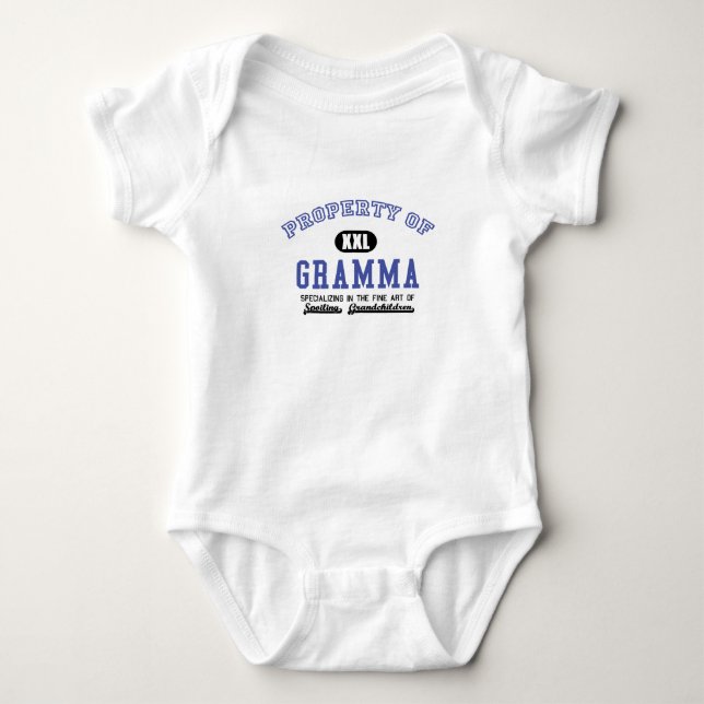 Egendom av Gramma T-shirt (Framsida)