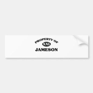 Egendom av JAMESON Bildekal