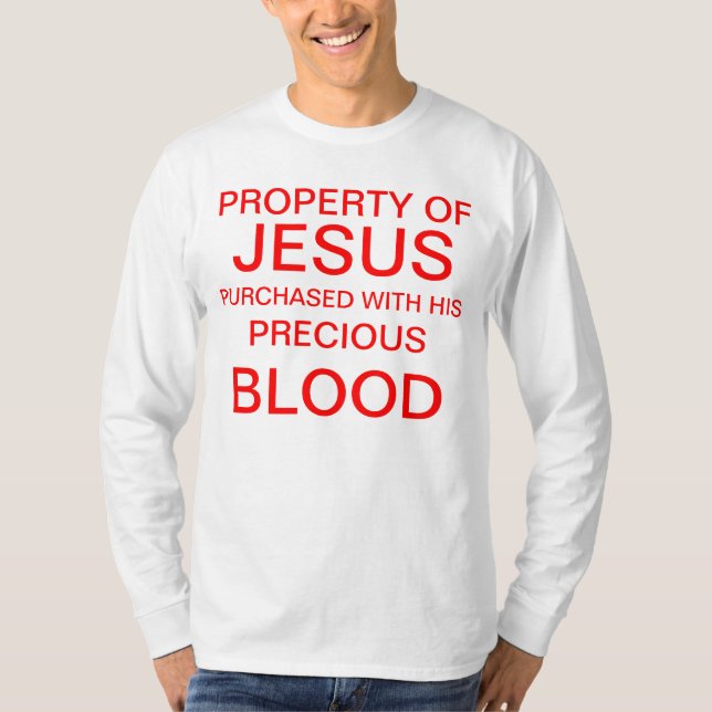 Egendom av Jesus Tee (Framsida)