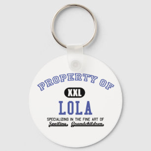 Egendom av Lola Nyckelring