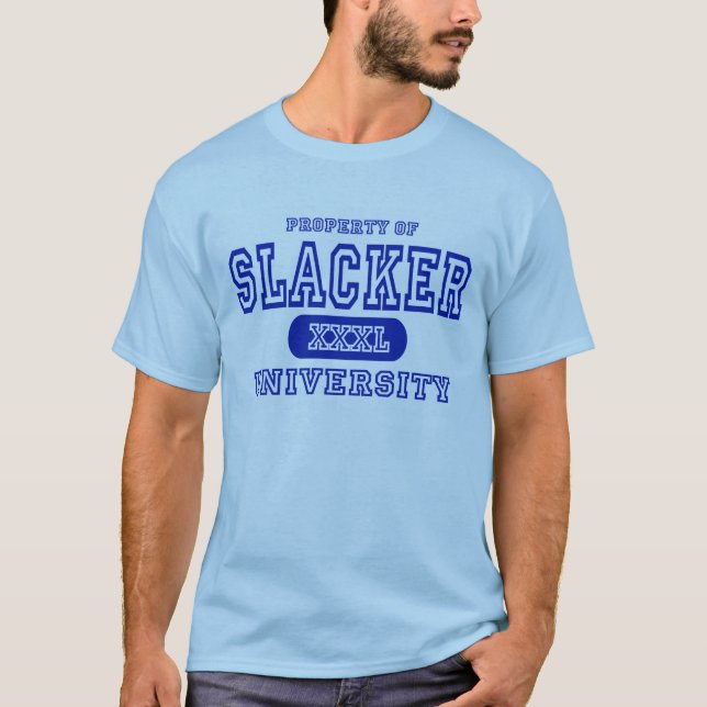 Egendom av mer slak universiteten t-shirt (Framsida)