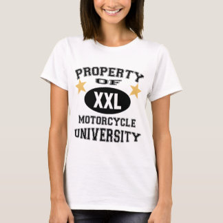 Egendom av motorcykeluniversiteten tee