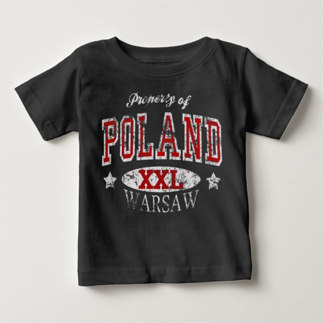 Egendom av Polen Warsaw T-shirt (Framsida)