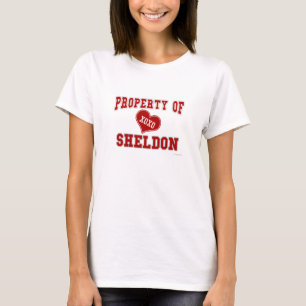 Egendom av Sheldon T-shirt