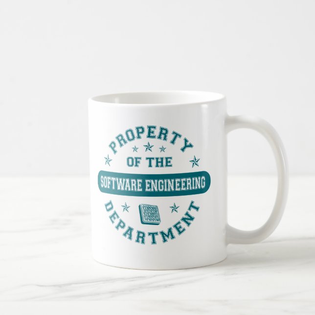 Egendom av softwaren som iscensätter avdelning kaffemugg (Höger)