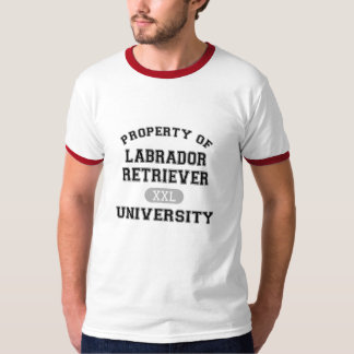 Egendom av universiteten för Labrador Retriever Tee Shirt