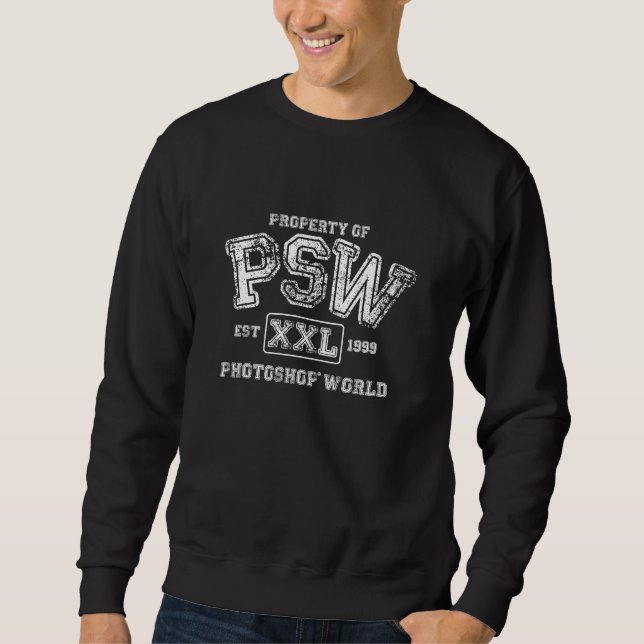 Egendom av världströjan för PSW Photoshop Lång Ärmad Tröja (Framsida)