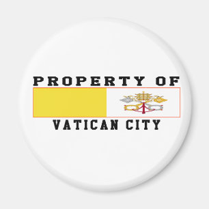 Egendom av Vatican City Magnet