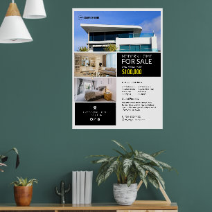 Egendom för säljbar Anpassningsbar Poster