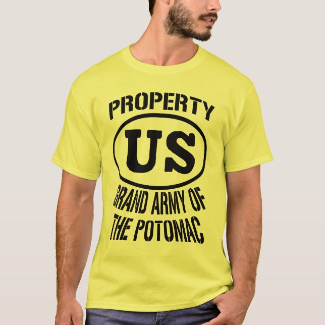 Egendom Grand Army Potomac T-shirt (Framsida)
