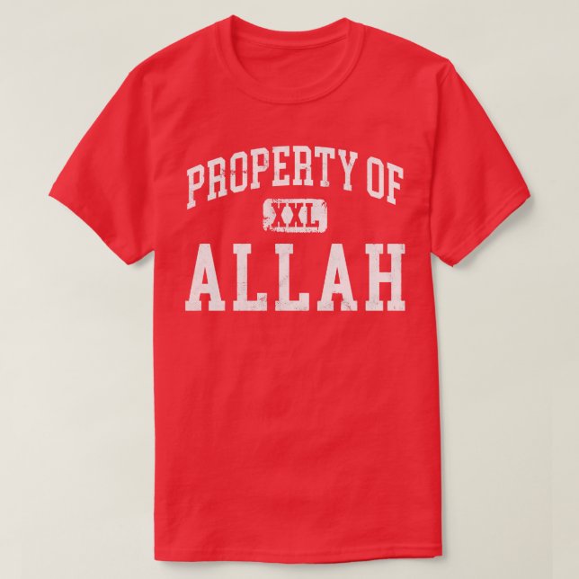 egendom i allah t shirt (Design framsida)